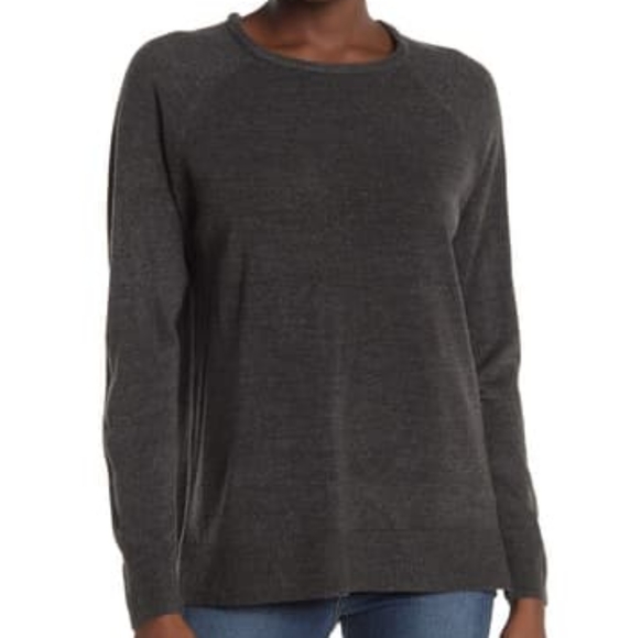 Sweet Romeo Modern Girl Crew Neck Raglan Sweater Classic Preppy Lagen Cottage - Picture 1 of 7